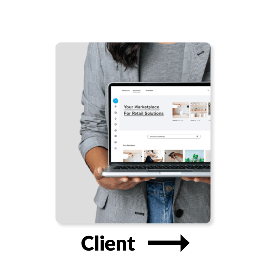 Woman Holding Laptop